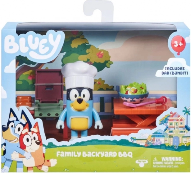 Bluey mini set Grătar în grădină