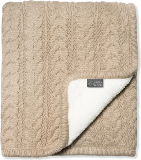 Pătură Vinter & Bloom cuddly sand beige