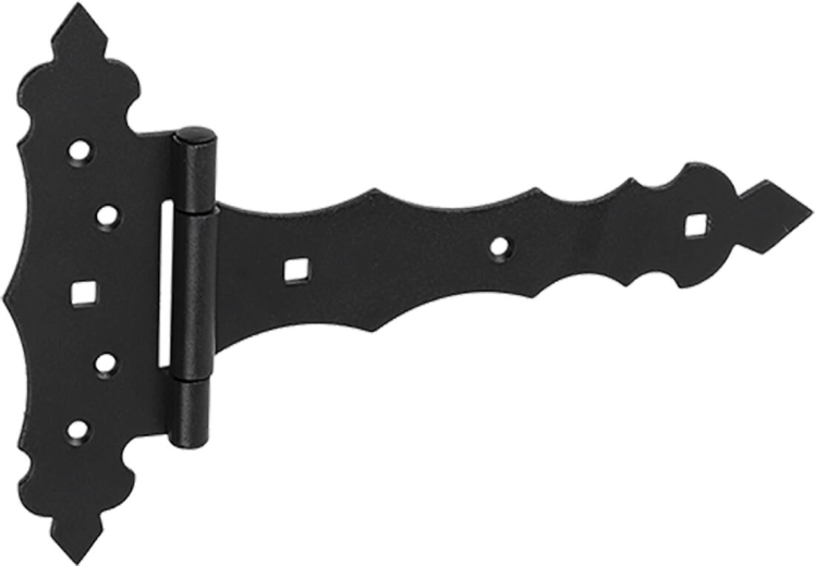 Balamă decorativă neagră 200 × 50 × 170 × 2,5 mm