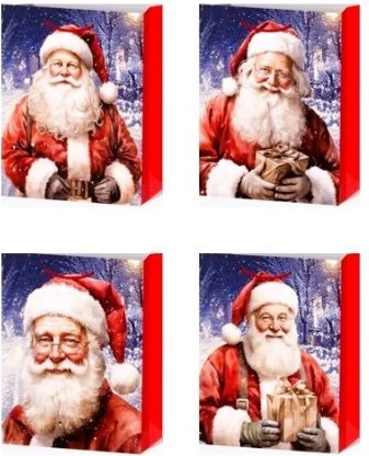 Pungă cadou festivă de dimensiune medie
