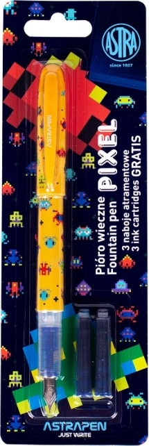 Stilou Astra Pixel cu trei rezerve
