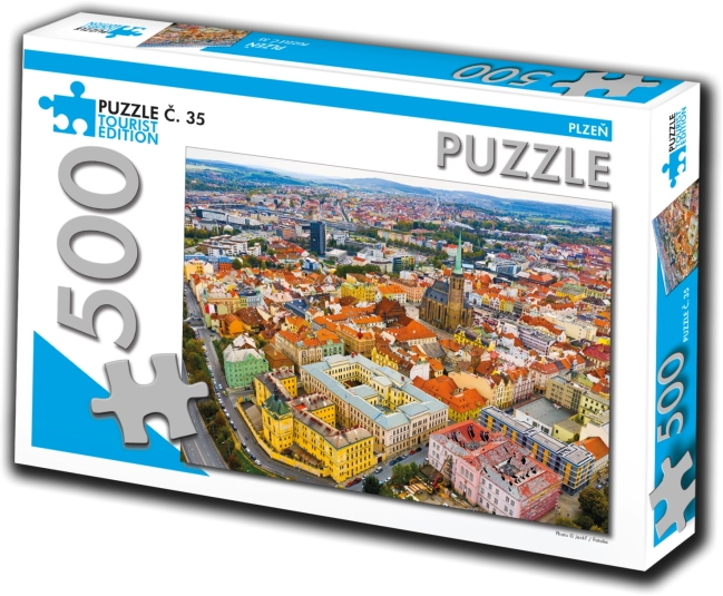 Puzzle Plzeň 500 piese turistice