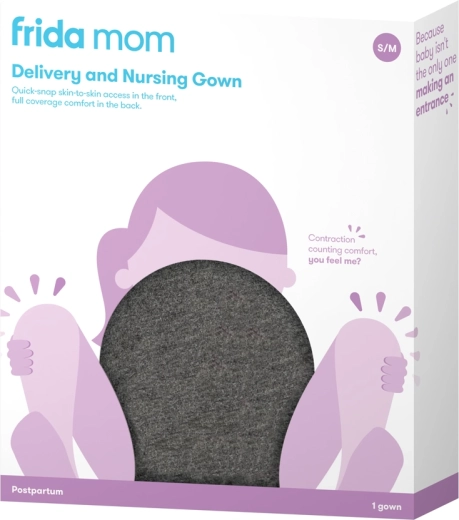 Cămașă de alăptare și naștere Frida Mom din viscoză cu buzunare