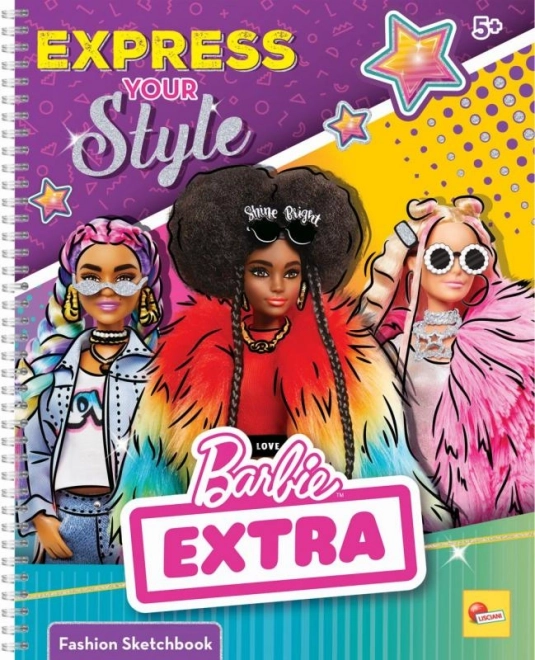 Carnet schițe Barbie - Arată stilul tău