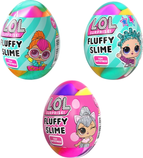 L.O.L. Surprise! slime spumos antistres într-un ou, 140 ml - 1 bucată