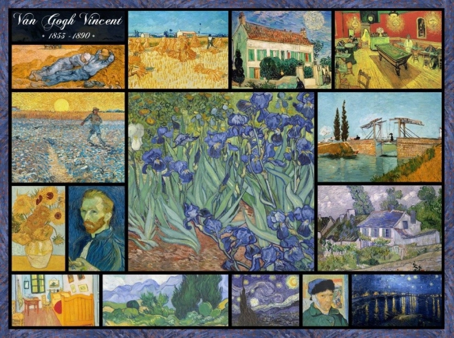 Puzzle colaj vincent van gogh 2000 piese