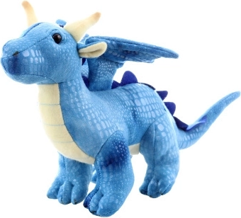 dragon de pluș albastru 20 cm eco-friendly