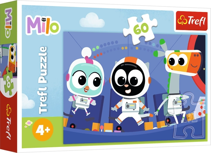 Puzzle 60 de piese – e timpul să-l cunoști pe MILO: pisicuța MILO