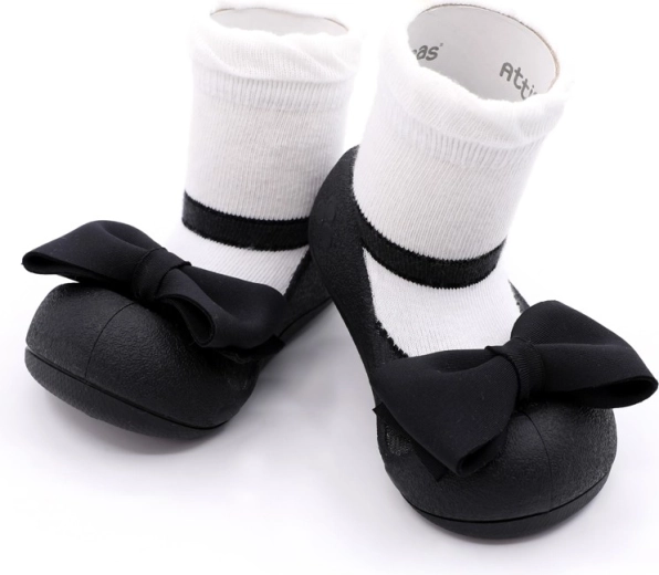Attipas pantofi barefoot Mary Jane Black XL (măr. 22,5)