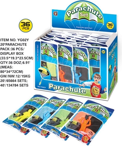 Parașutist Jucărie 4 Culori