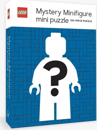 Puzzle LEGO minifigurină misterioasă 126 piese – Albastru