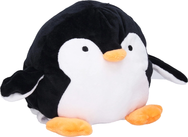 Veioză din pluș în formă de pinguin, cu muzică, 22 cm