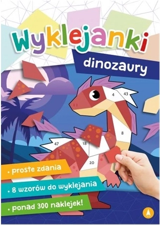 Colaje cu autocolante – Dinozauri