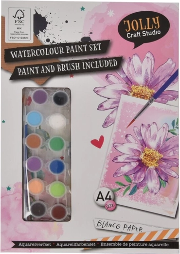 Set creativ pentru pictură și culori A4 (28 buc.)