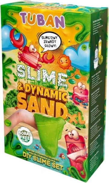 Set DIY Slime și nisip kinetic XL