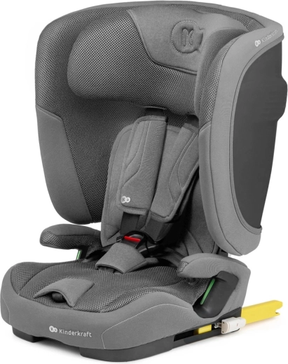 Scaun auto Kinderkraft Fix2Go i-Size 76–150 cm gri
