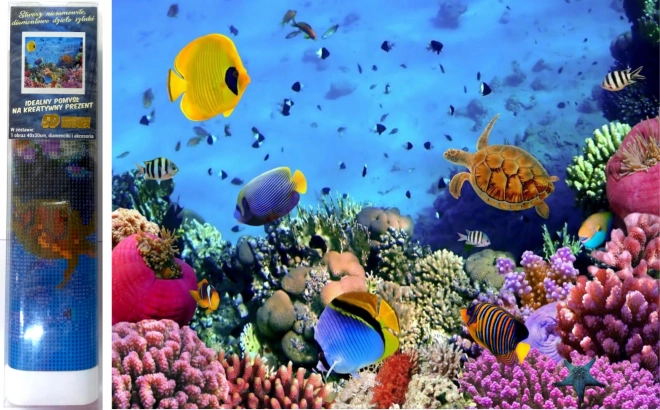 Norimpex Pictură cu diamante Viața pe recif 30x40cm