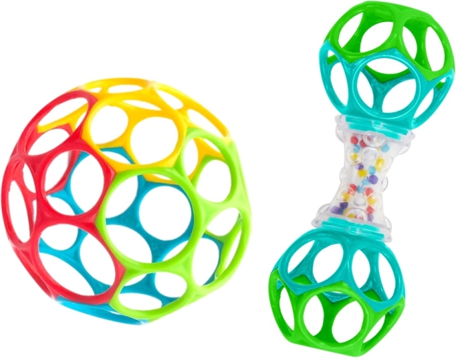 Set cadou jucării OBALL Grasp the Day 0m+