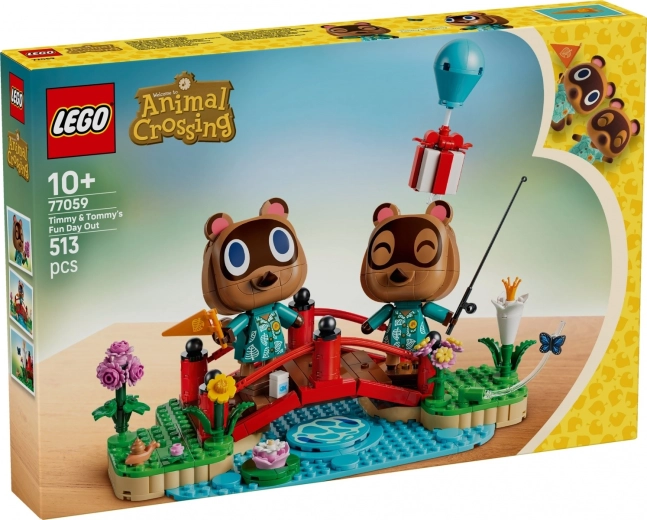 LEGO Animal Crossing Timmy și Tommy la plimbare