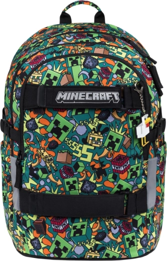 Rucsac școlar BAAGL Skate MINECRAFT Chaos