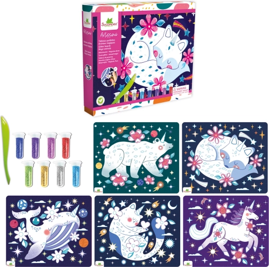 Artissimo sclipici colorat – animale magice