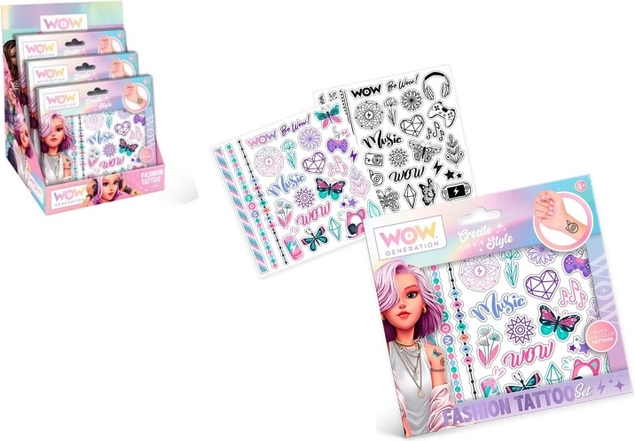 Set 50 de tatuaje temporare WOW