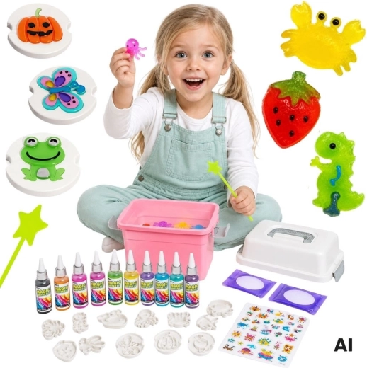 Set creativ WOOPIE Lumea magică a apei pentru crearea figurinelor din gel