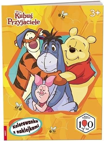 Disney Winnie de Pluș și prietenii – carte de colorat cu autocolante