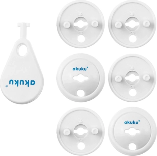 Capace pentru prize akuku – protecții pentru copii, 6 buc