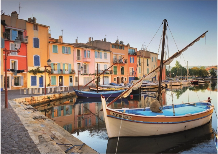 Puzzle Portul din Martigues, Franța 1000 piese EDUCA