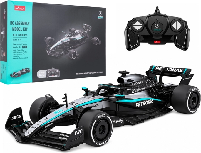 Model de construit cu telecomandă Mercedes-AMG F1 W16 E Performance RASTAR la scara 1:16