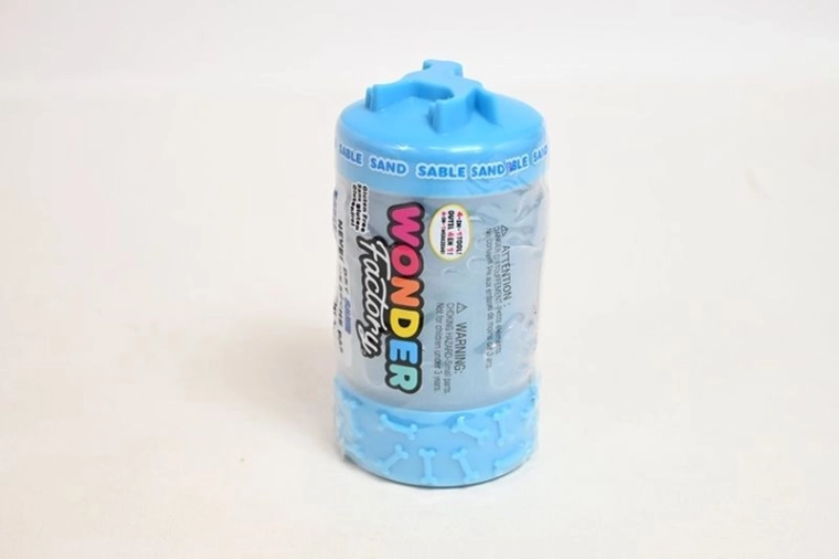 Wonder Factory nisip de modelaj care nu se usucă niciodată – set albastru cu rolă 4în1
