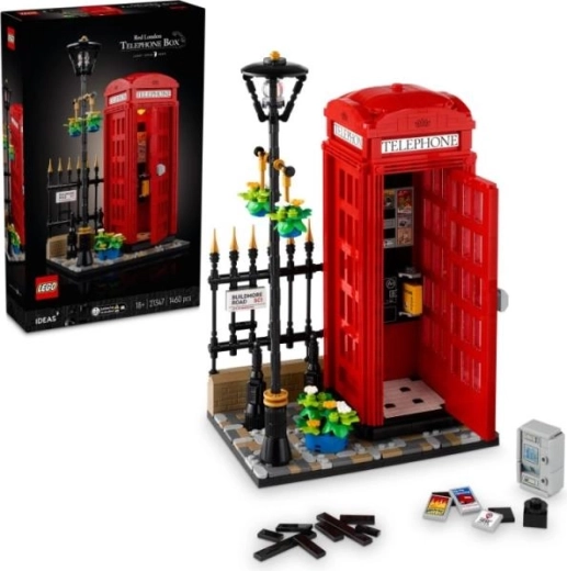LEGO Ideas cabină telefonică roșie londoneză 21347