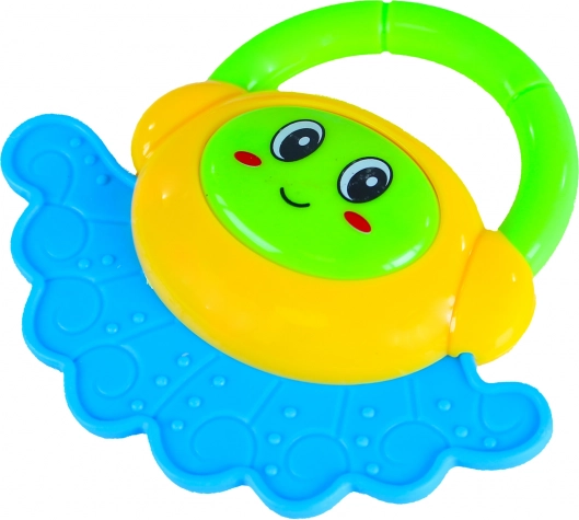 Zornăitoare colorată cu mâner pentru bebeluși