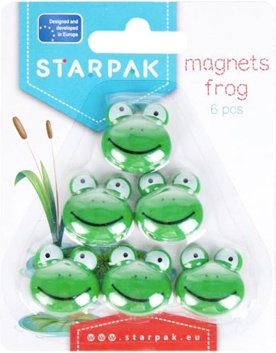 Magneți cu broscuțe, set de 6 buc.