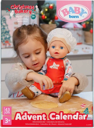 Calendar de Advent Baby Born 2026 cu accesorii pentru păpușă 43 cm