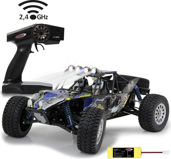 Buggy RC Jamara Dakar Desertbuggy 4WD 1:10 cu iluminare LED