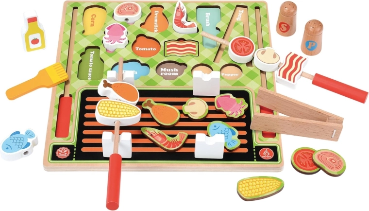 Puzzle din lemn Grill 3D