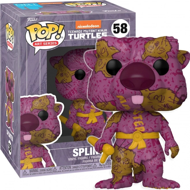 Figurină vinil Funko Pop! Art Ninja Turtles Splinter ediție specială