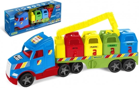 Auto Magic Truck gunoieri plastic 75 cm în cutie 79x28x20 cm