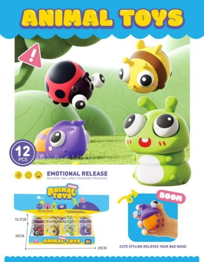 Insectă de strâns 8,5 cm jucărie antistres