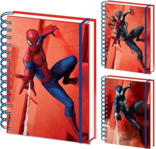 Caiet lenticular Spiderman A5 cu spirală