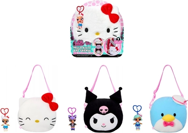 L.O.L. Surprise! x Hello Kitty pluș mare, sortiment de modele - 1 bucată