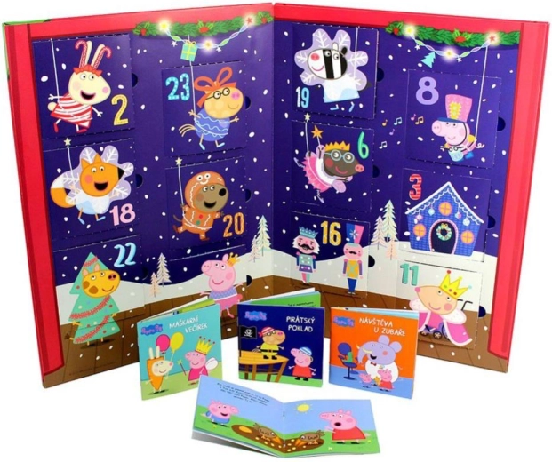 Mare calendar de Advent PEPPA PIG cu 24 de cărți