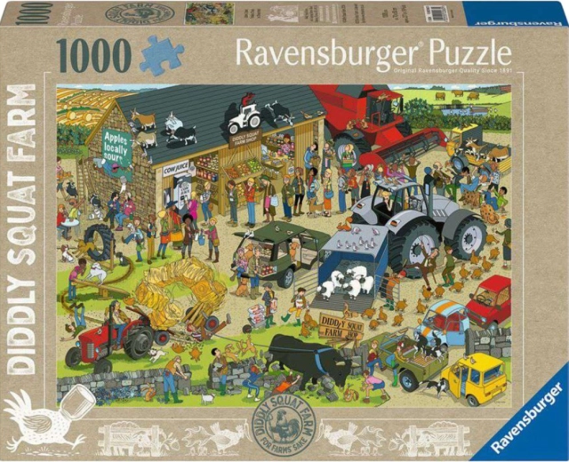Puzzle Ravensburger Fermă Diddly Squat Shop 1000 de piese