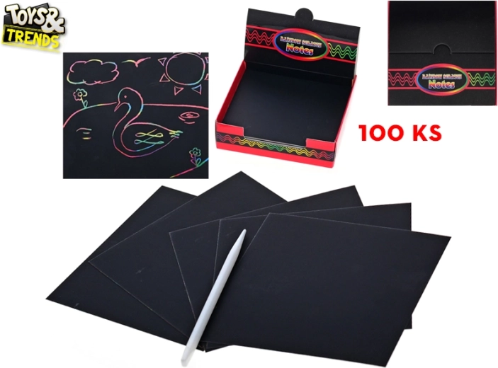 Imagini de răzuit TOYS& TRENDS – set creativ 100 de foi