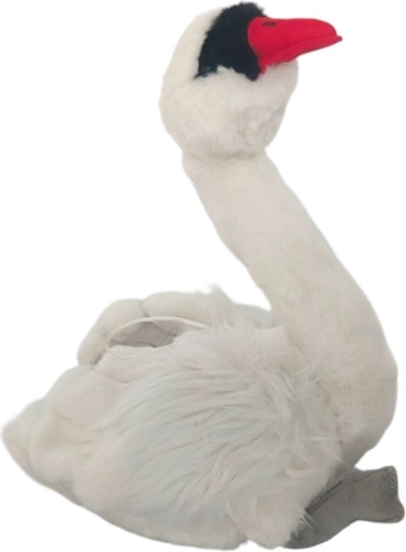 Lebădă de pluș 30 cm
