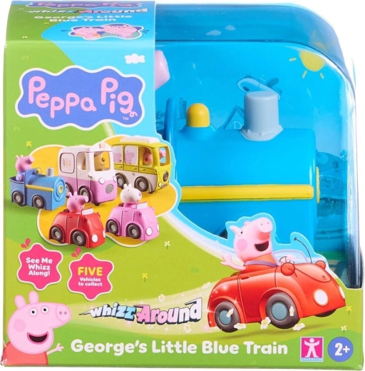 Purcelușa Peppa – trenulețul electric albastru al lui George, pe baterii