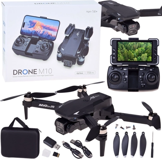 Dronă M10 cu două camere și ecran