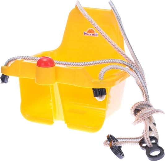 Leagăn pentru copii cu claxon – galben (18+ luni)